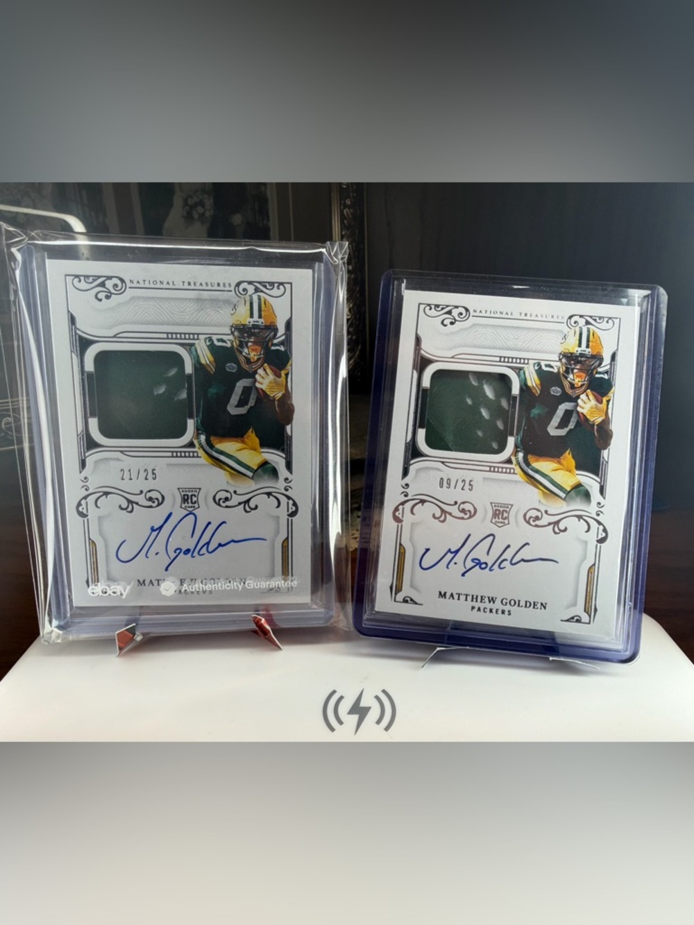 Matthew Golden National Treasures Rookie Glove Patch Auto #/25